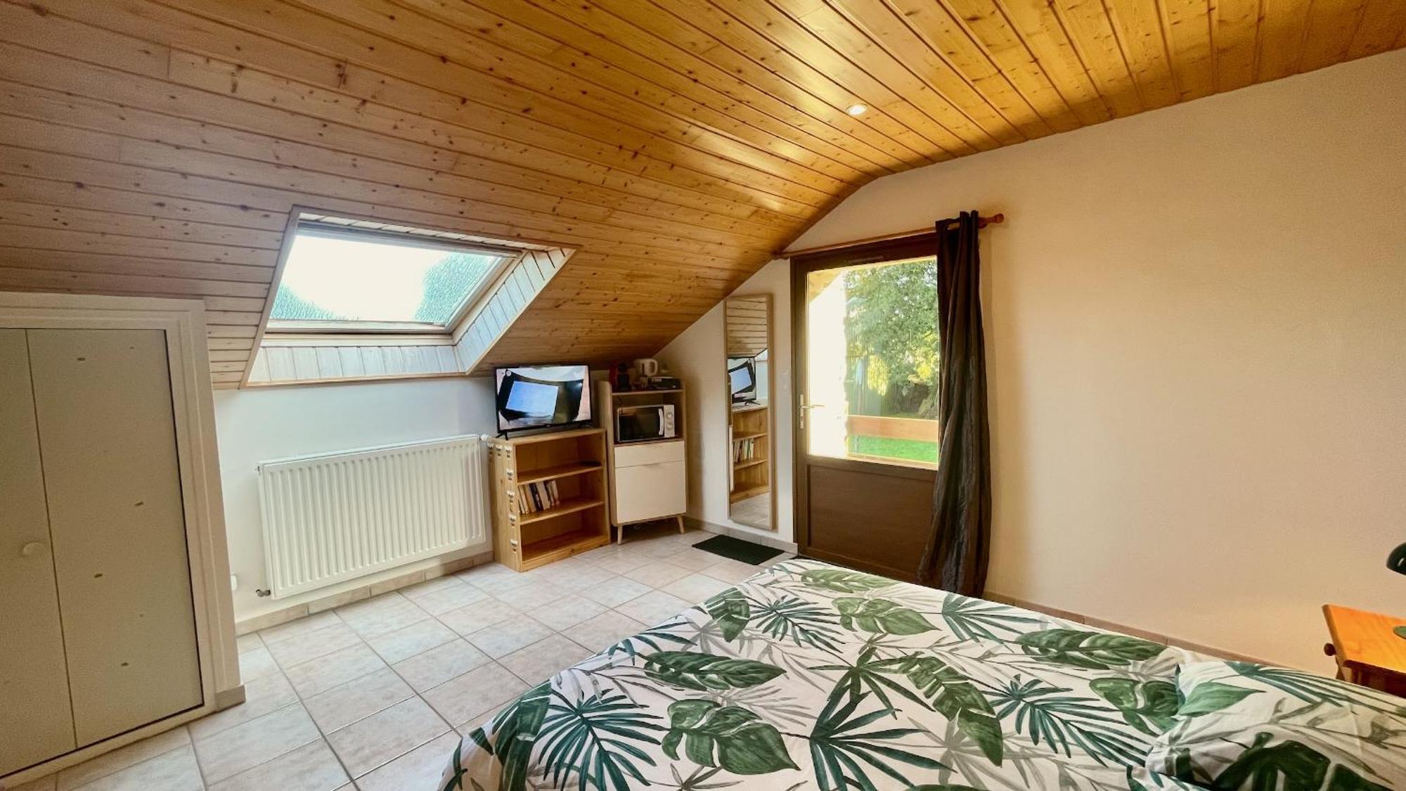 Chambres D'Hotes Les Tilleuls Poullaouen Exteriör bild